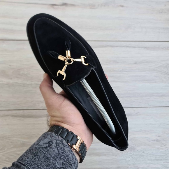 Men\'s Suede Leather Tassel Loafers main image 5